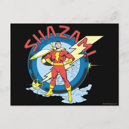 Shazam Briefkaart (Voorkant)