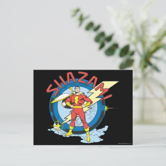 Shazam Briefkaart (Staand voorkant)