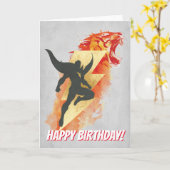 SHAZAM! de Grafische Tijger Shazam & de Bliksem Kaart (Gele Bloem)