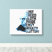 SHAZAM! | Dr. Sivana Seven Deadly Sins Graphic Canvas Afdruk (Insitu (Houten vloer))