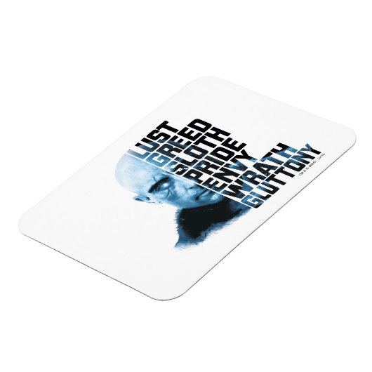 SHAZAM! | Dr. Sivana Seven Deadly Sins Graphic Magneet (Linkerzijde)