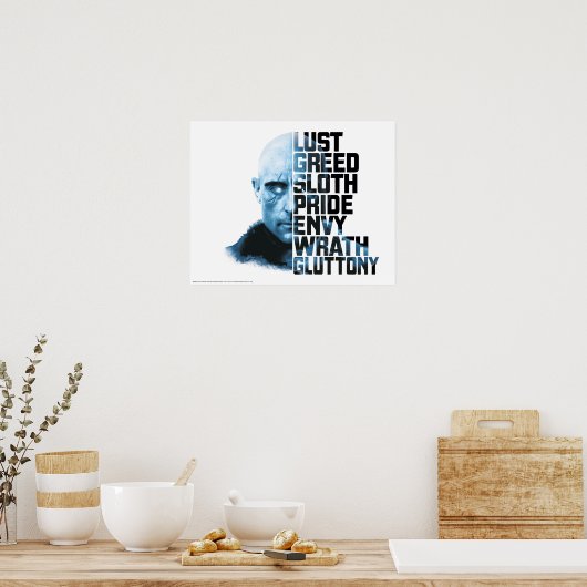 SHAZAM! | Dr. Sivana Seven Deadly Sins Graphic Poster (Keuken)