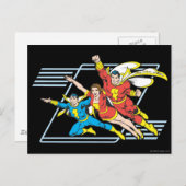 SHAZAM Family Briefkaart (Voorkant / Achterkant)