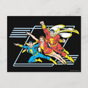SHAZAM Family Briefkaart