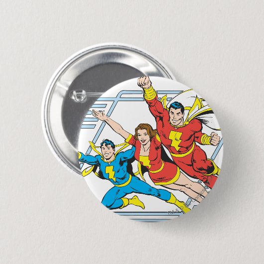 SHAZAM Family Ronde Button 5,7 Cm (Voorkant /achterkant)