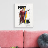 SHAZAM! Furie van de Goden | Achterste album Style Canvas Afdruk (Insitu (Woonkamer))