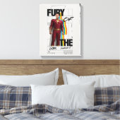 SHAZAM! Furie van de Goden | Achterste album Style Canvas Afdruk (Insitu (Slaapkamer))
