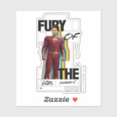 SHAZAM! Furie van de Goden | Achterste album Style Sticker (Vel)