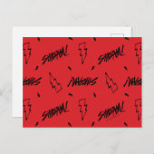 SHAZAM! Furie van de Goden | Doodle Pattern voor m Briefkaart (Voorkant / Achterkant)