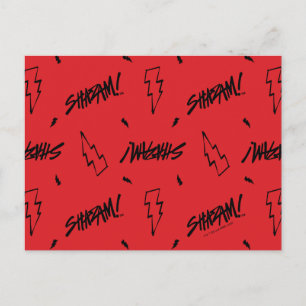 SHAZAM! Furie van de Goden   Doodle Pattern voor m Briefkaart