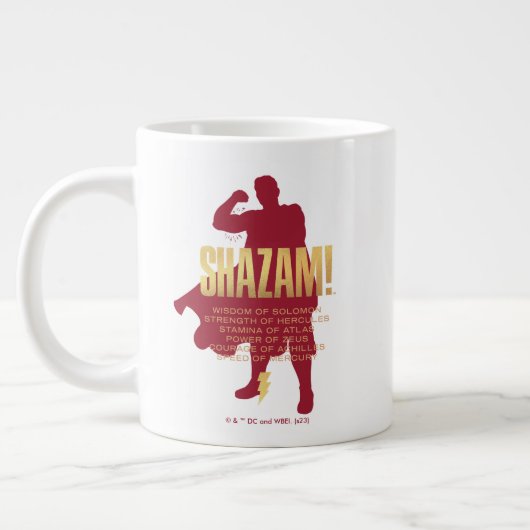 SHAZAM! Furie van de Goden | Flexibel silhouette Grote Koffiekop (Links)