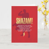 SHAZAM! Furie van de Goden | Flexibel silhouette Kaart (Gele Bloem)