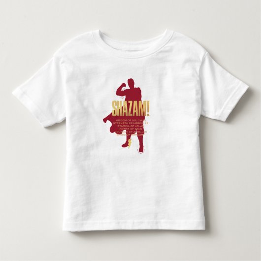 SHAZAM! Furie van de Goden | Flexibel silhouette Kinder Shirts (Voorkant)