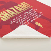 SHAZAM! Furie van de Goden | Flexibel silhouette Sherpa Deken (3/4)