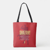 SHAZAM! Furie van de Goden | Flexibel silhouette Tote Bag (Achterkant)