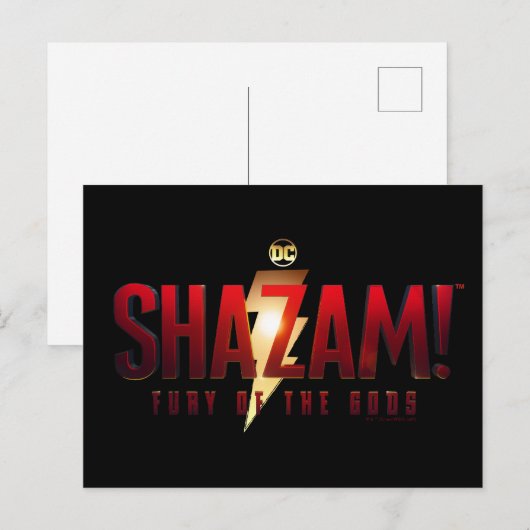 SHAZAM! Furie van de Goden | Furie van de Gods-Log Briefkaart (Voorkant / Achterkant)