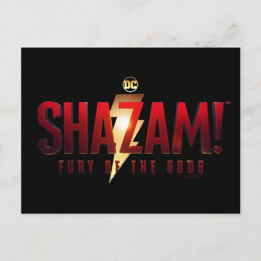SHAZAM! Furie van de Goden | Furie van de Gods-Log Briefkaart (Voorkant)