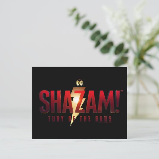 SHAZAM! Furie van de Goden | Furie van de Gods-Log Briefkaart (Staand voorkant)