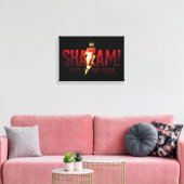 SHAZAM! Furie van de Goden | Furie van de Gods-Log Canvas Afdruk (Insitu (Woonkamer))