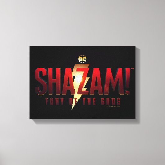 SHAZAM! Furie van de Goden | Furie van de Gods-Log Canvas Afdruk (Voorkant)