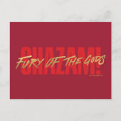 SHAZAM! Furie van de Goden | Golden Marker Logo Briefkaart (Voorkant)