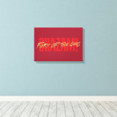 SHAZAM! Furie van de Goden | Golden Marker Logo Canvas Afdruk (Insitu (Houten vloer))