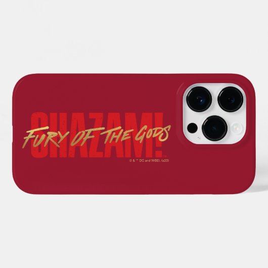 SHAZAM! Furie van de Goden | Golden Marker Logo Case-Mate iPhone Case (Achterkant (horizontaal))