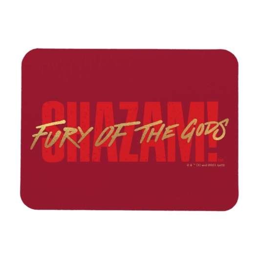 SHAZAM! Furie van de Goden | Golden Marker Logo Magneet (Horizontaal)