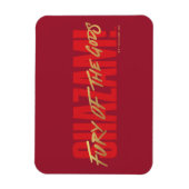 SHAZAM! Furie van de Goden | Golden Marker Logo Magneet (Verticaal)