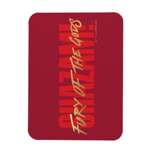 SHAZAM! Furie van de Goden | Golden Marker Logo Magneet (Verticaal)