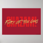 SHAZAM! Furie van de Goden | Golden Marker Logo Poster (Voorkant)