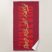 SHAZAM! Furie van de Goden | Golden Marker Logo Strandlaken (Voorkant)