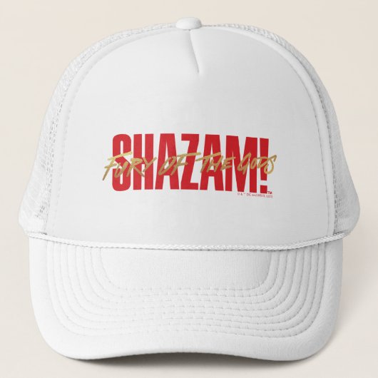 SHAZAM! Furie van de Goden | Golden Marker Logo Trucker Pet (Voorkant)