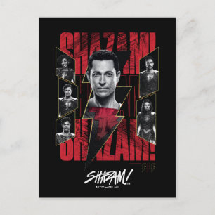 SHAZAM! Furie van de Goden   Groep SHAZAMily Briefkaart