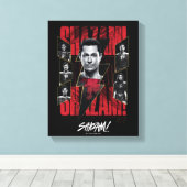 SHAZAM! Furie van de Goden | Groep SHAZAMily Canvas Afdruk (Insitu (Houten vloer))