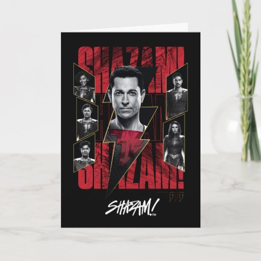 SHAZAM! Furie van de Goden | Groep SHAZAMily Kaart (Voorkant)