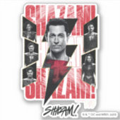 SHAZAM! Furie van de Goden | Groep SHAZAMily Sticker (Voorkant)
