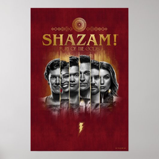 SHAZAM! Furie van de Goden | Karakter-fotobalken Poster (Voorkant)