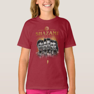 SHAZAM! Furie van de Goden   Karakter-fotobalken T-shirt