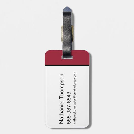 SHAZAM! Furie van de Goden | Lightning Bolt Badge Bagagelabel (Achterkant verticaal)