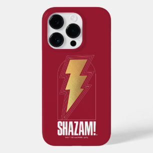 SHAZAM! Furie van de Goden   Lightning Bolt Badge Case-Mate iPhone 14 Pro Hoesje