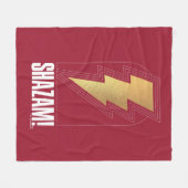 SHAZAM! Furie van de Goden | Lightning Bolt Badge Fleece Deken (Voorkant (Horizontaal))