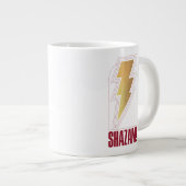 SHAZAM! Furie van de Goden | Lightning Bolt Badge Grote Koffiekop (Voorkant rechts)