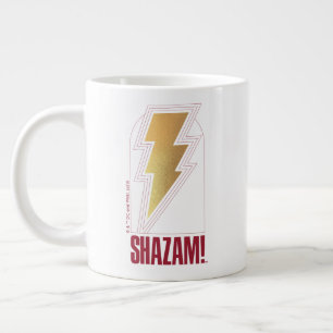 SHAZAM! Furie van de Goden   Lightning Bolt Badge Grote Koffiekop