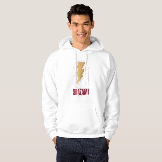 SHAZAM! Furie van de Goden | Lightning Bolt Badge Hoodie (Voorkant volledig)