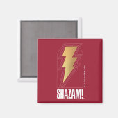 SHAZAM! Furie van de Goden | Lightning Bolt Badge Magneet (Voorkant / Achterkant)
