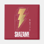 SHAZAM! Furie van de Goden | Lightning Bolt Badge Magneet (Voorkant)