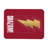 SHAZAM! Furie van de Goden | Lightning Bolt Badge Magneet (Horizontaal)