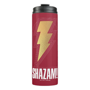 SHAZAM! Furie van de Goden   Lightning Bolt Badge Thermosbeker