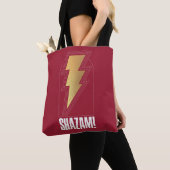 SHAZAM! Furie van de Goden | Lightning Bolt Badge Tote Bag (Dichtbij)